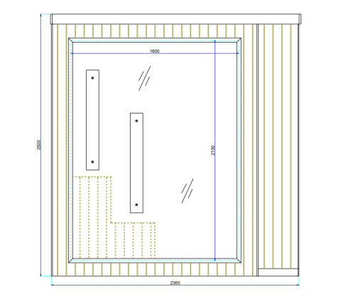 SAUNA OGRODOWA KOMBO INFRARED/FIŃSKA ALTANKA ESPO-COMBO-BLACK 4-6 OSOBOWA 236x213 CM 2W1