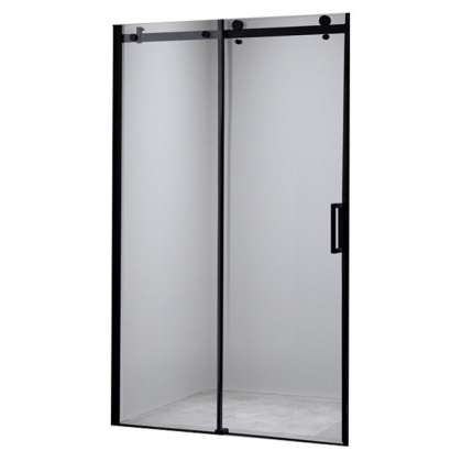 DRZWI PRYSZNICOWE SH03B CZARNE 95-100 CM 8 MM