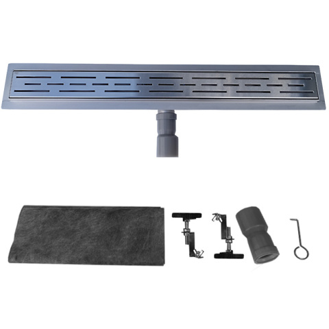 ODPŁYW LINIOWY 100 CM INOX NISKI SYFON WYSOKA PRZEPUSTOWOŚĆ DL01 CLASSIC