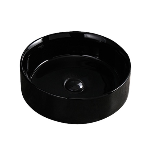 UMYWALKA NABLATOWA CERAMICZNA OKRĄGŁA LAVA-BL-360 CZARNY