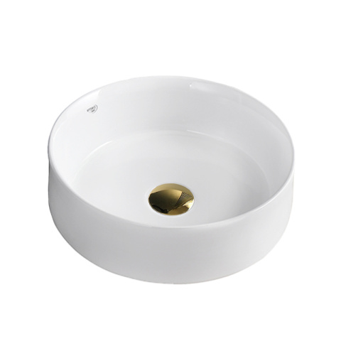 UMYWALKA NABLATOWA CERAMICZNA OKRĄGŁA LAVA-WH-360 BIAŁA