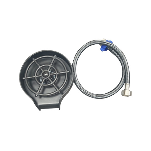 ZLEW KUCHENNY JEDNOKOMOROWY Z WODOSPADEM WIELOFUNKCYJNY CZARNY COSTA-BL-68X46