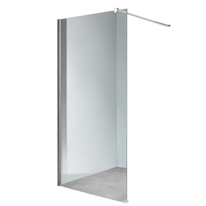 ŚCIANKA PRYSZNICOWA SH07C CHROM 90 CM 8 MM