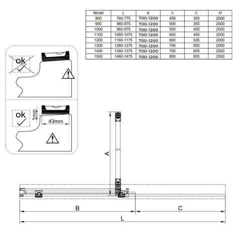 ŚCIANKA PRYSZNICOWA ASTRA-CH-A-120 CHROM 120 CM 8 MM