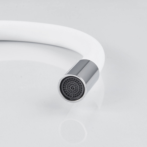 BATERIA KUCHENNA NABLATOWA DAX BIAŁA PODSTAWA CHROM