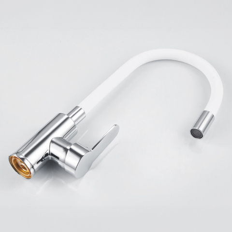 BATERIA KUCHENNA NABLATOWA DAX BIAŁA PODSTAWA CHROM