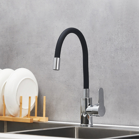 BATERIA KUCHENNA NABLATOWA DAX CZARNA PODSTAWA CHROM