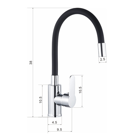 BATERIA KUCHENNA NABLATOWA DAX CZARNA PODSTAWA CHROM