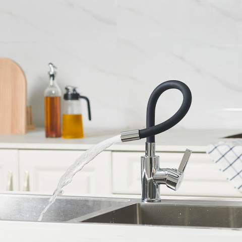 BATERIA KUCHENNA NABLATOWA DIXON CZARNA PODSTAWA CHROM