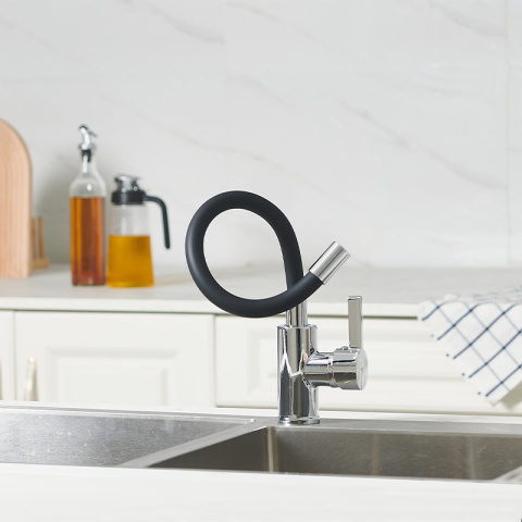 BATERIA KUCHENNA NABLATOWA DIXON CZARNA PODSTAWA CHROM