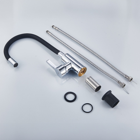 BATERIA KUCHENNA NABLATOWA DIXON CZARNA PODSTAWA CHROM