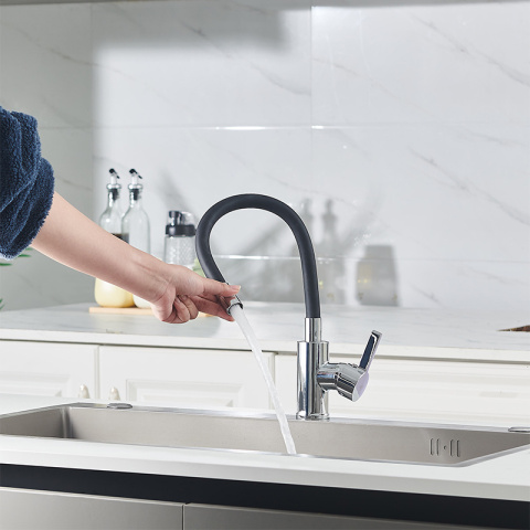 BATERIA KUCHENNA NABLATOWA DIXON CZARNA PODSTAWA CHROM