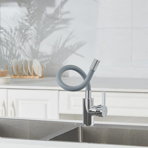 BATERIA KUCHENNA NABLATOWA DIXON SZARA PODSTAWA CHROM