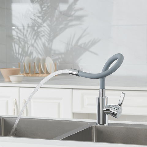 BATERIA KUCHENNA NABLATOWA DIXON SZARA PODSTAWA CHROM