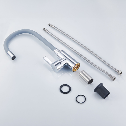 BATERIA KUCHENNA NABLATOWA DIXON SZARA PODSTAWA CHROM