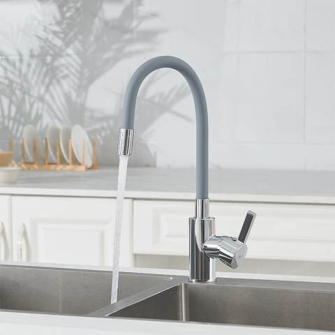 BATERIA KUCHENNA NABLATOWA DIXON SZARA PODSTAWA CHROM