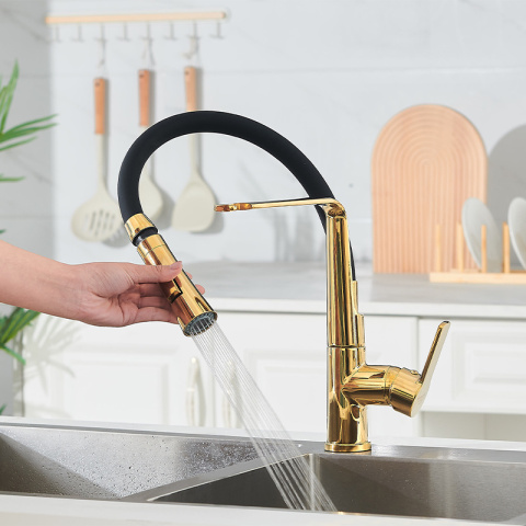 BATERIA KUCHENNA NABLATOWA PALMER CZARNY PODSTAWA ZŁOTA