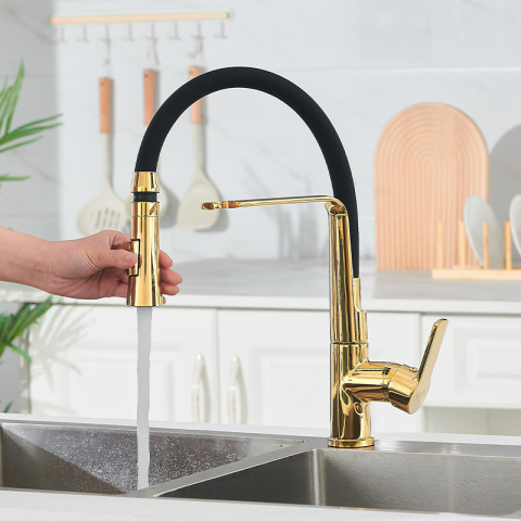 BATERIA KUCHENNA NABLATOWA PALMER CZARNY PODSTAWA ZŁOTA