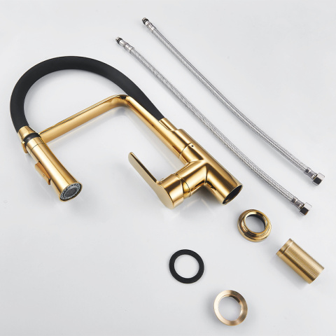 BATERIA KUCHENNA NABLATOWA PALMER CZARNY PODSTAWA ZŁOTA