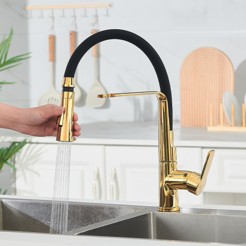 BATERIA KUCHENNA NABLATOWA PALMER CZARNY PODSTAWA ZŁOTA