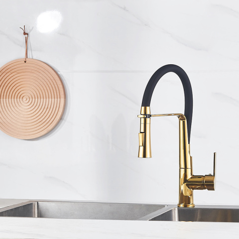 BATERIA KUCHENNA NABLATOWA PALMER CZARNY PODSTAWA ZŁOTA