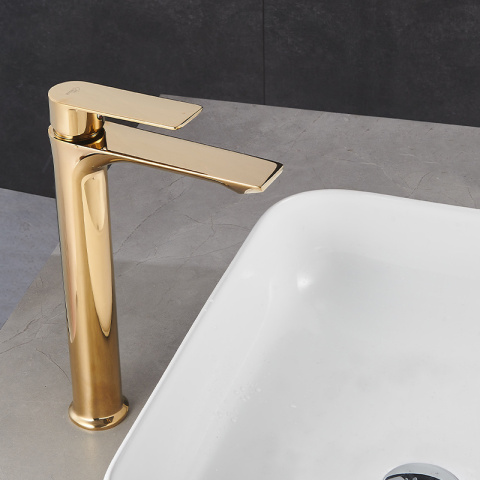 BATERIA UMYWALKOWA ŁAZIENKOWA FARGO-H ZŁOTA