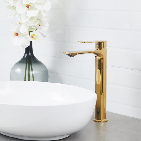 BATERIA UMYWALKOWA ŁAZIENKOWA FARGO-H ZŁOTA