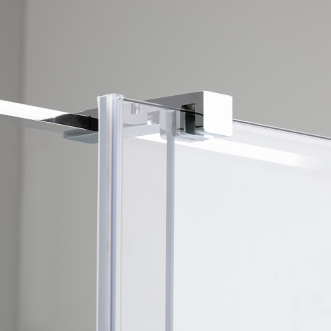 KABINA PRYSZNICOWA PROSTOKĄTNA ASTRA-CH-A-110+B90+E CHROM 110X90 CM 8 MM