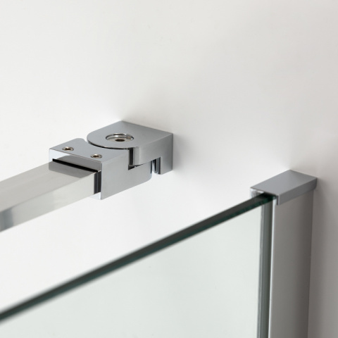 KABINA PRYSZNICOWA PROSTOKĄTNA ASTRA-CH-A-110+B90+E CHROM 110X90 CM 8 MM