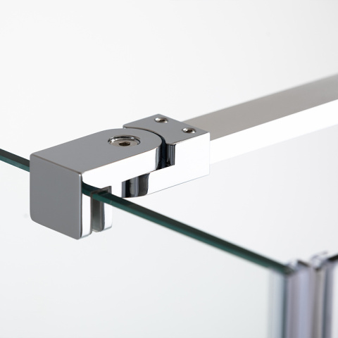 KABINA PRYSZNICOWA PROSTOKĄTNA ASTRA-CH-A-110+B90+E CHROM 110X90 CM 8 MM