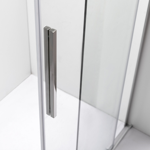 KABINA PRYSZNICOWA PROSTOKĄTNA ASTRA-CH-A-110+B90+E CHROM 110X90 CM 8 MM