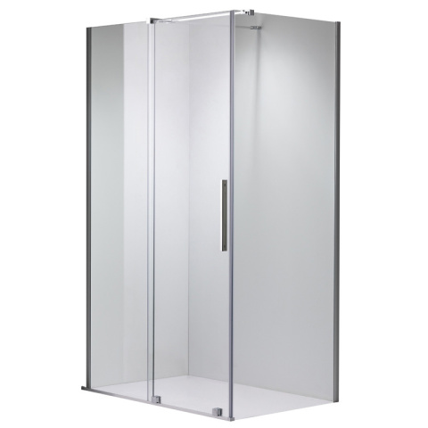 KABINA PRYSZNICOWA PROSTOKĄTNA ASTRA-CH-A-130+B90+E CHROM 130X90 CM 8 MM