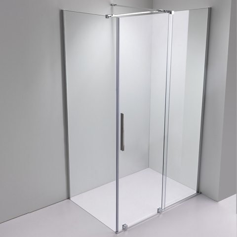 KABINA PRYSZNICOWA PROSTOKĄTNA ASTRA-CH-A-130+B90+E CHROM 130X90 CM 8 MM