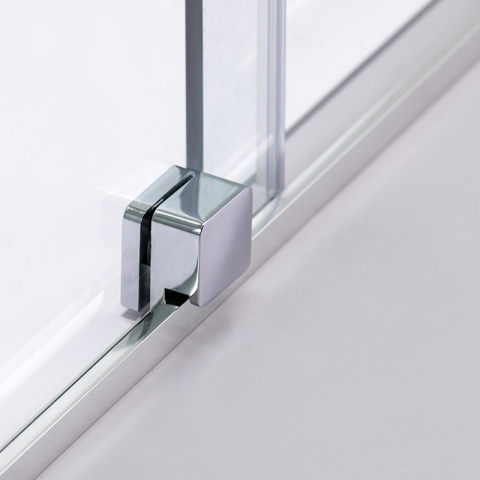 KABINA PRYSZNICOWA PROSTOKĄTNA ASTRA-CH-A-130+B90+E CHROM 130X90 CM 8 MM