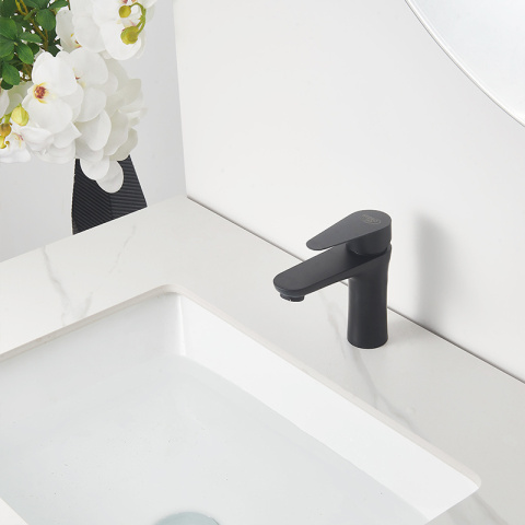 BATERIA UMYWALKOWA ŁAZIENKOWA AKRON CZARNA