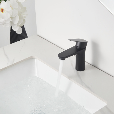 BATERIA UMYWALKOWA ŁAZIENKOWA AKRON CZARNA