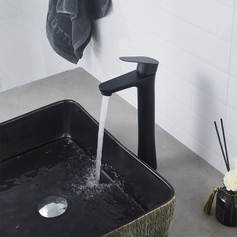 BATERIA UMYWALKOWA ŁAZIENKOWA AKRON-H CZARNA