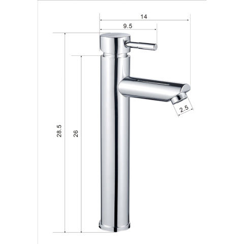 BATERIA UMYWALKOWA ŁAZIENKOWA ARLEY-H CHROM