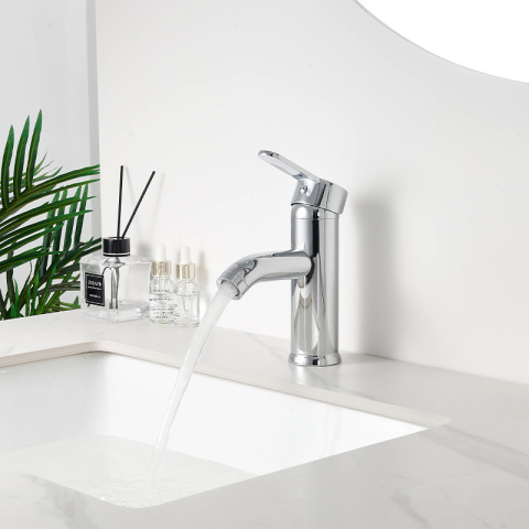 BATERIA UMYWALKOWA ŁAZIENKOWA CUBA CHROM