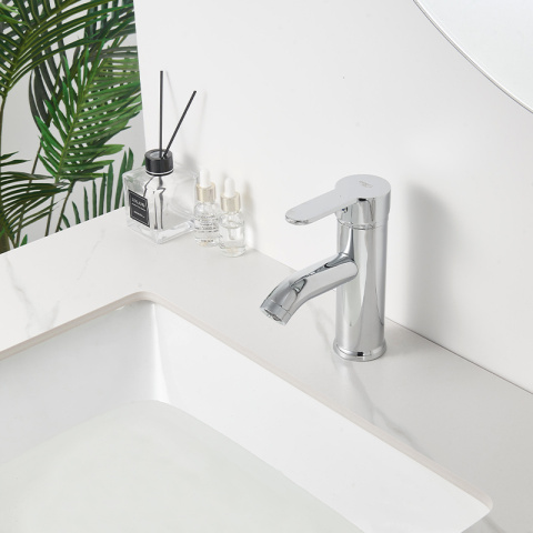 BATERIA UMYWALKOWA ŁAZIENKOWA CUBA CHROM