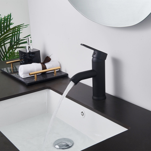 BATERIA UMYWALKOWA ŁAZIENKOWA CUBA CZARNA