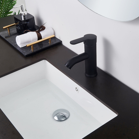 BATERIA UMYWALKOWA ŁAZIENKOWA CUBA CZARNA