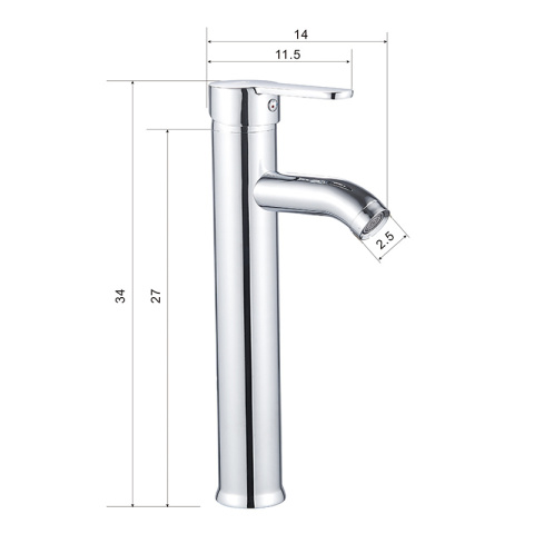 BATERIA UMYWALKOWA ŁAZIENKOWA CUBA-H CHROM