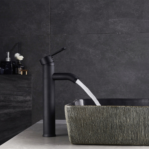 BATERIA UMYWALKOWA ŁAZIENKOWA CUBA-H CZARNA