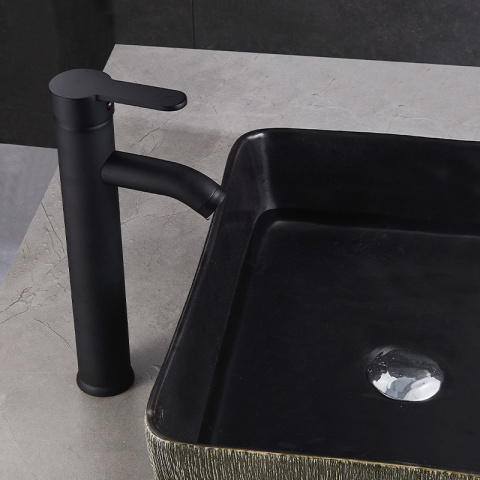 BATERIA UMYWALKOWA ŁAZIENKOWA CUBA-H CZARNA