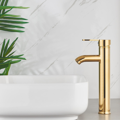 BATERIA UMYWALKOWA ŁAZIENKOWA CUBA-H ZŁOTA