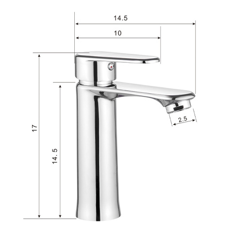 BATERIA UMYWALKOWA ŁAZIENKOWA FARGO CHROM
