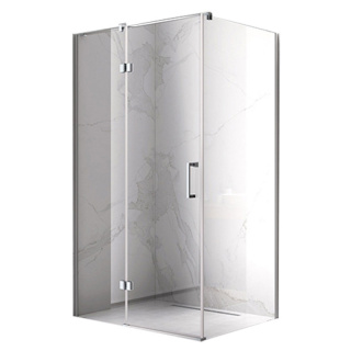 KABINA PRYSZNICOWA PROSTOKĄTNA ZES-KZ02D-120X80 CHROM 120x80 CM