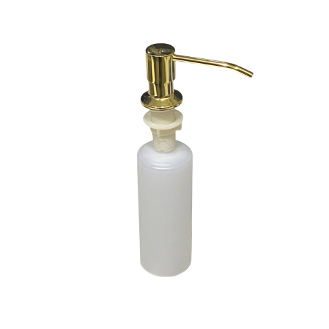 ZLEW KUCHENNY ZLEWOZMYWAK JEDNOKOMOROWY STALOWY ZŁOTY ALOR-GL-40X45 DOZOWNIK SYFON UCHWYTY