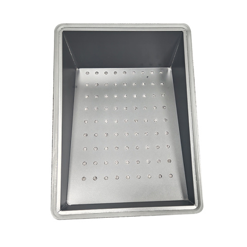 ZLEW KUCHENNY JEDNOKOMOROWY Z WODOSPADEM WIELOFUNKCYJNY GRAFITOWY TOKIO-BL-75X46